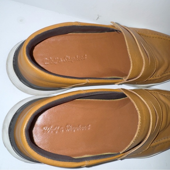Wolf & Shepard Crossover Penny Loafer Honey Tan Leather Sz 11 Preppy main image 8